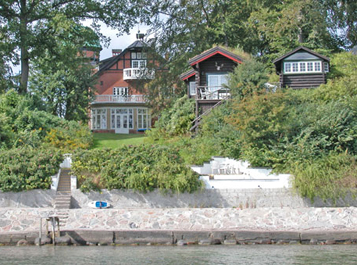Villaen på Sofievej 13 er sat til salg for en pris på 60 millioner kroner. Foto: Jan Fog