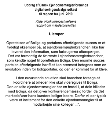 Udkast fra rapport udarbejdet af Dansk Ejendomsmæglerforening.