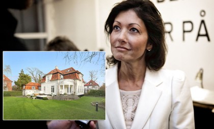 Alexandra vil have 25 mio. kr. for sin villa. Foto: Nils Meilvang/Lützau